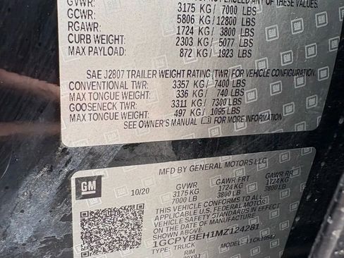 Used 2021 Chevrolet Silverado 1500 Custom image 31