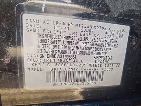 Used 2020 Nissan Versa S image 5