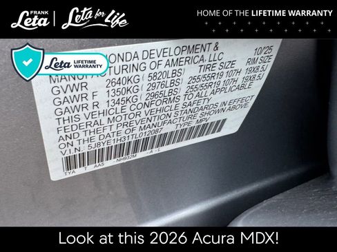 New 2026 Acura MDX SH-AWD image 26