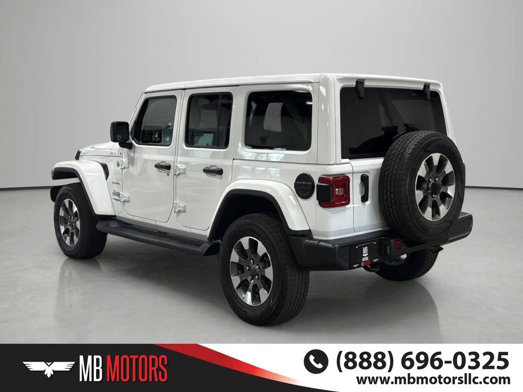 Used 2021 Jeep Wrangler Unlimited Sahara w/ Uconnect 4C Nav & Sound Group AWD/4WD image 5
