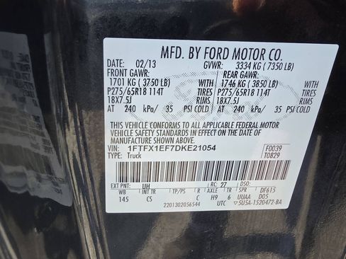 Used 2013 Ford F150 STX w/ Mid Equipment Group AWD/4WD image 36