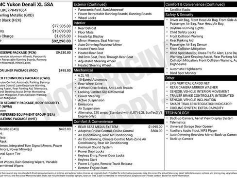 Used 2023 GMC Yukon XL Denali w/ Denali Reserve Package image 5