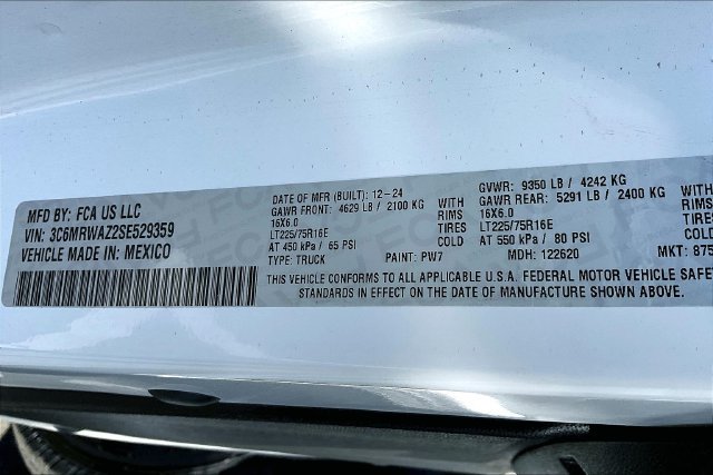 New 2025 RAM ProMaster 3500 FWD image 15
