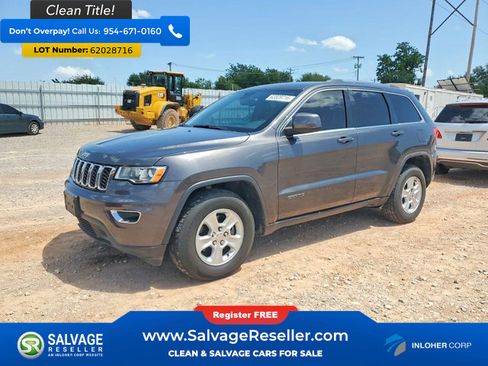 Used 2017 Jeep Grand Cherokee Laredo w/ Quick Order Package 2BE RWD image 1