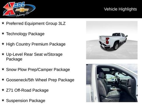 Certified 2024 Chevrolet Silverado 2500 High Country w/ High Country Premium Package AWD/4WD image 2