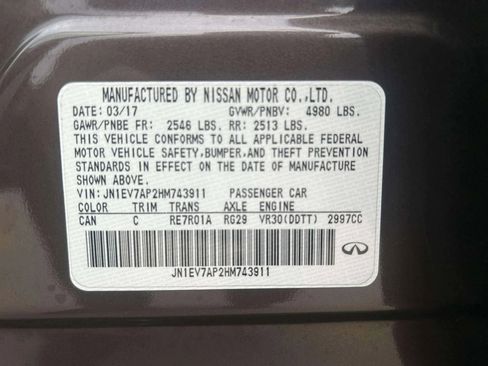 Used 2017 INFINITI Q50 3.0t Premium w/ 3.0T Premium Plus Package image 28