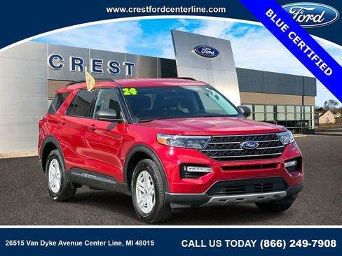 Certified 2024 Ford Explorer XLT w/ Equipment Group 202A AWD/4WD image 1