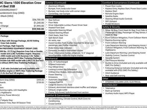 Used 2024 GMC Sierra 1500 Elevation image 51