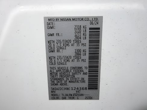 Used 2024 Nissan Murano SL FWD image 32