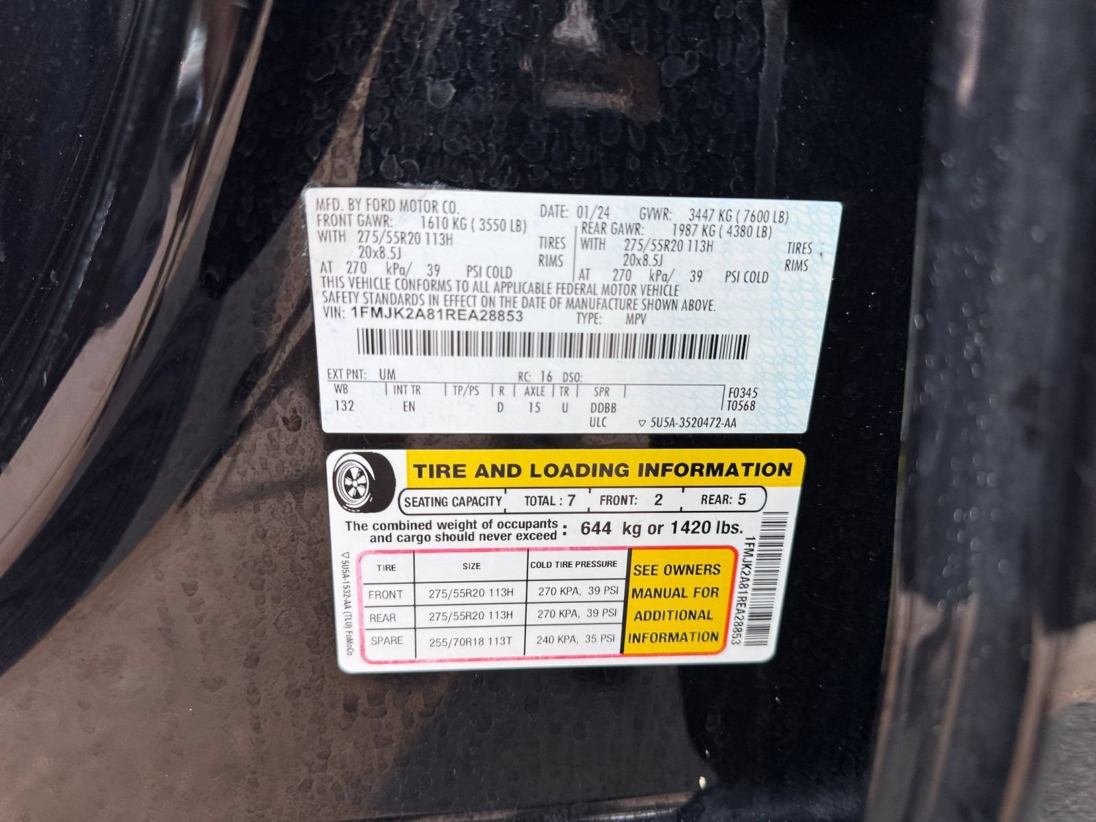 Used 2024 Ford Expedition Max Limited AWD/4WD image 33
