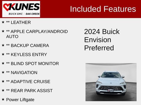 Used 2024 Buick Envision Preferred AWD/4WD image 2