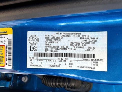 Used 2021 Ford Ranger XLT w/ Equipment Group 302A High AWD/4WD image 35