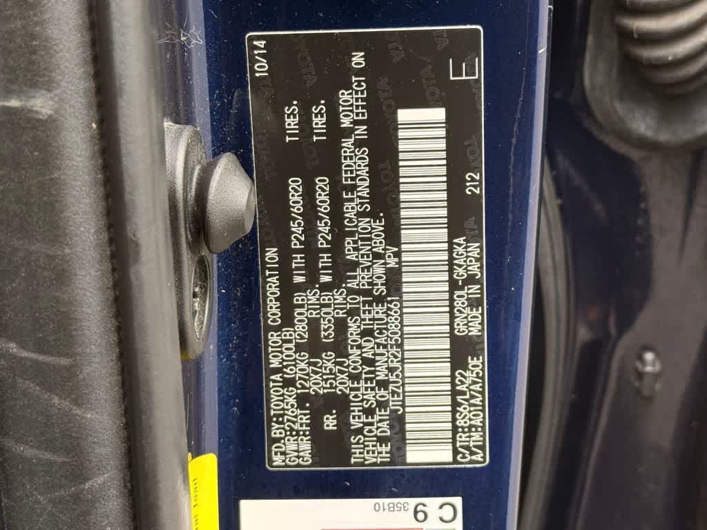 Used 2015 Toyota 4Runner Limited RWD image 22