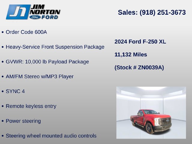 Used 2024 Ford F250 XL RWD image 8