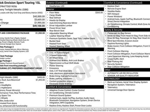 New 2026 Buick Envision Sport Touring AWD/4WD image 34