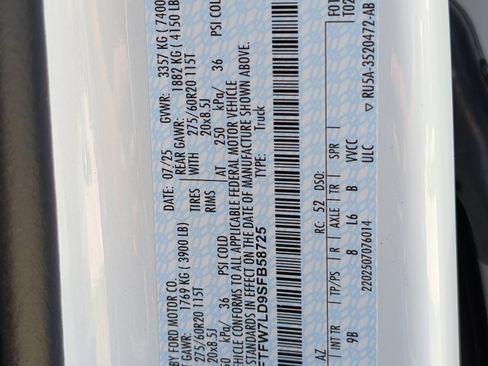 New 2025 Ford F150 Platinum w/ Equipment Group 702A High image 28