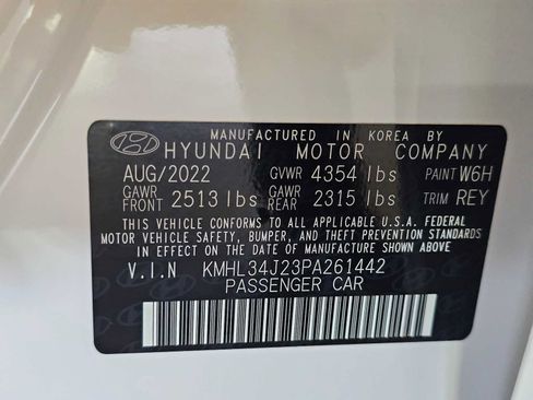 Used 2023 Hyundai Sonata Limited w/ Cargo Package FWD image 37