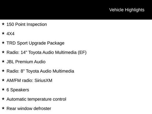 Used 2024 Toyota Tacoma TRD Sport w/ TRD Sport Upgrade Package AWD/4WD image 2