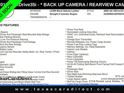 Used 2015 BMW X5 xDrive35i image 7