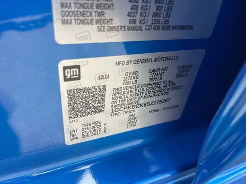 Used 2025 Chevrolet Silverado 1500 Custom w/ LPO, Dark Essentials Package image 36