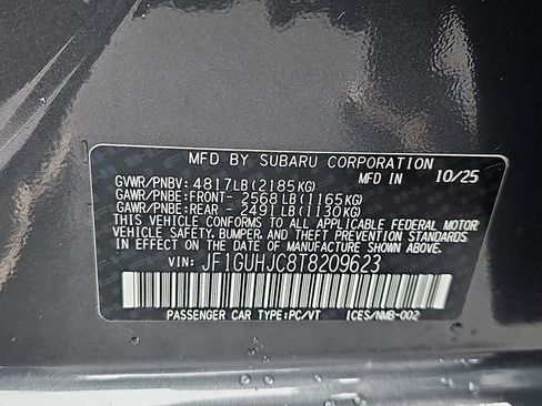 New 2026 Subaru Impreza RS image 22