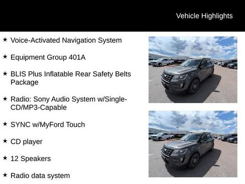 Used 2016 Ford Explorer Sport w/ Equipment Group 401A AWD/4WD image 8