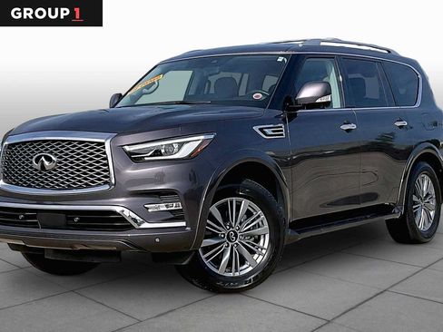 Used 2023 INFINITI QX80 Luxe w/ Cargo Package RWD image 1