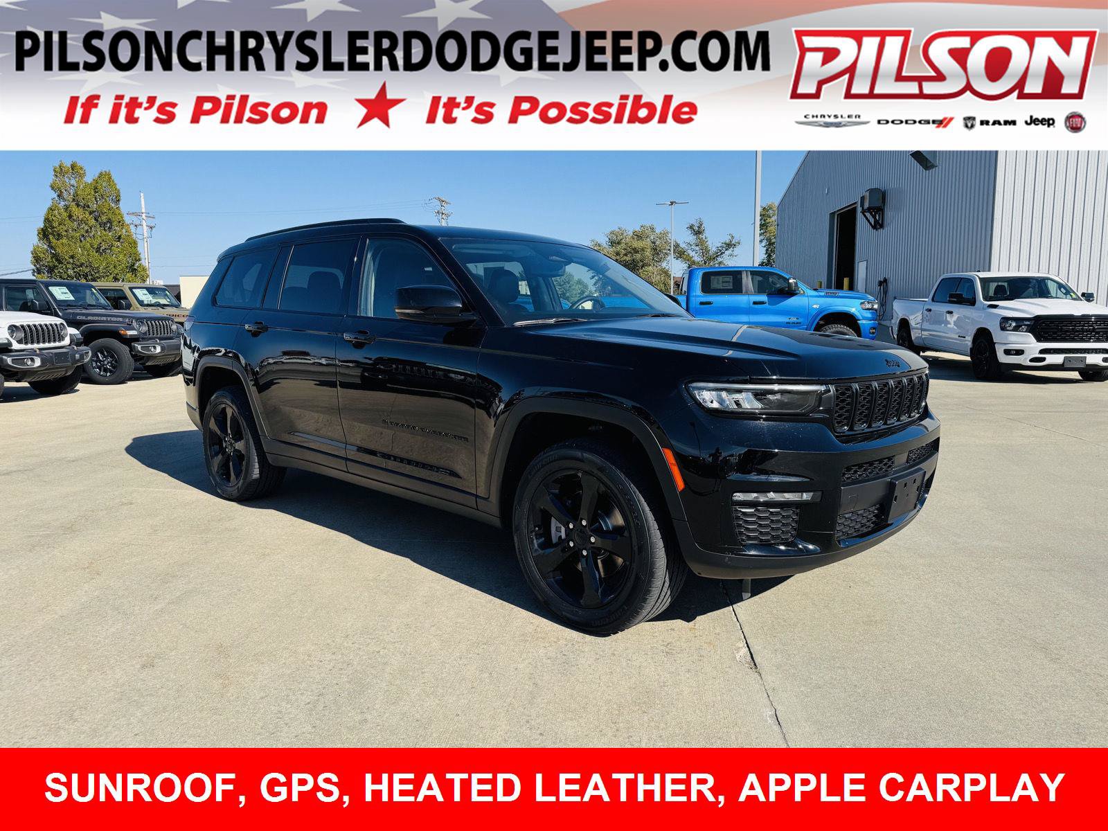 Used 2023 Jeep Grand Cherokee L Limited w/ Black Appearance Package AWD/4WD image 1