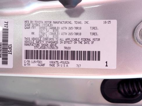 New 2026 Toyota Tundra SR5 w/ TRD Off-Road Package image 24