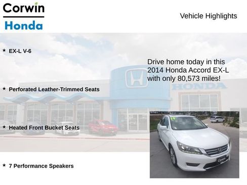 Used 2014 Honda Accord EX-L image 6