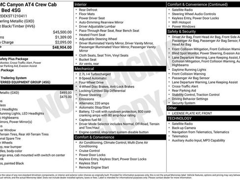 New 2026 GMC Canyon AT4 AWD/4WD image 46