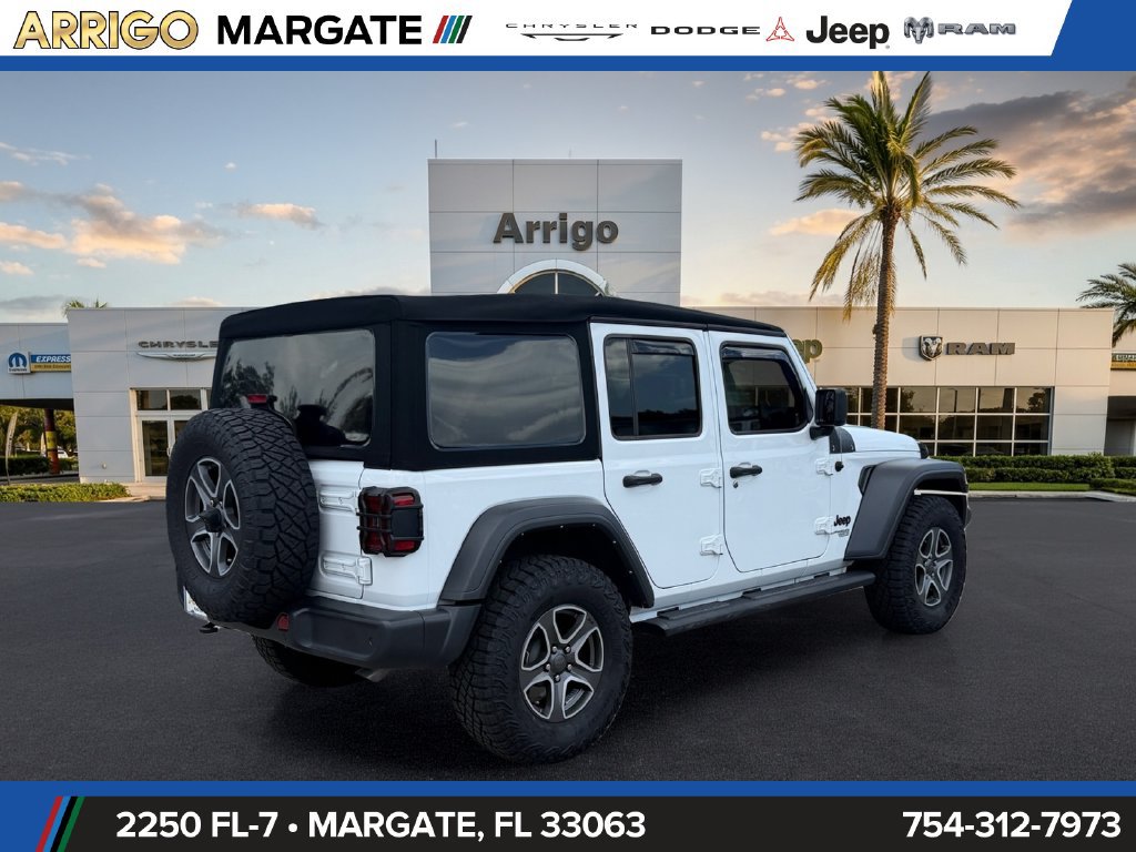 Certified 2021 Jeep Wrangler Unlimited Sport AWD/4WD image 7