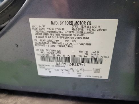 Used 2018 Ford EcoSport SE image 33