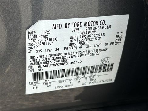 Used 2021 Lincoln Aviator Reserve w/ Elements Package Plus image 33