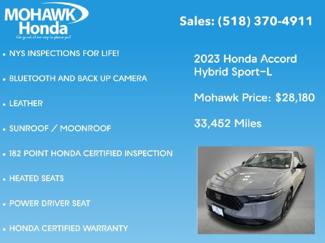 Certified 2023 Honda Accord Sport image 8