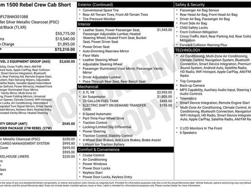 Certified 2022 RAM 1500 Rebel w/ Rebel Level 2 Equipment Group AWD/4WD image 4