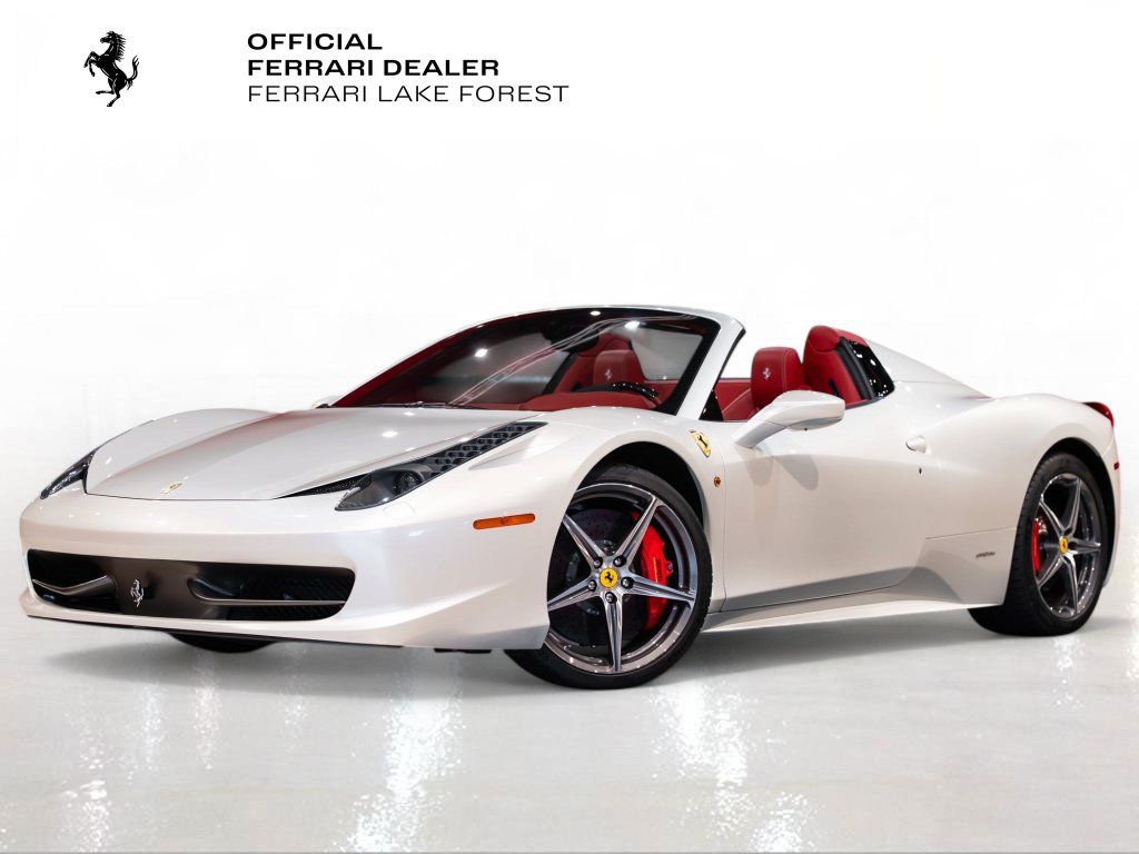 Certified 2013 Ferrari 458 Spider RWD image 1