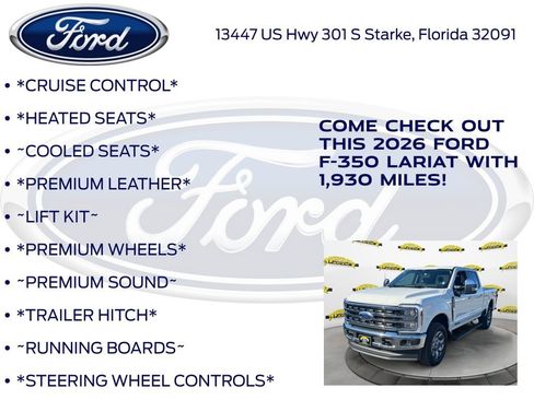 New 2026 Ford F350 Lariat w/ Lariat Ultimate Package AWD/4WD image 10
