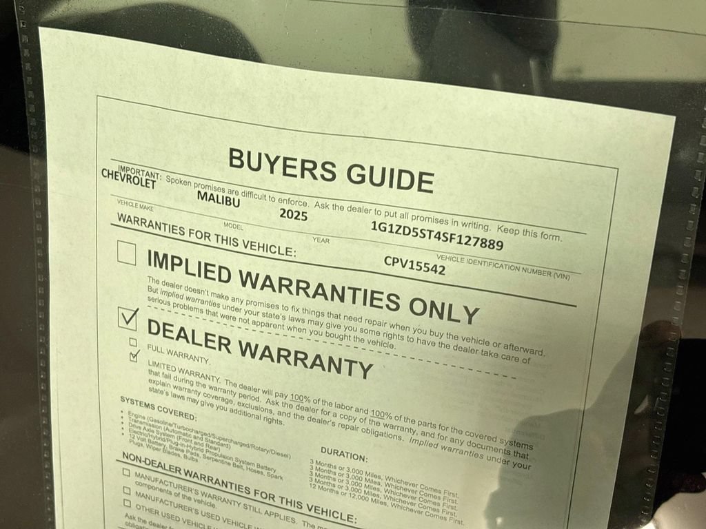 Used 2025 Chevrolet Malibu LT FWD image 23