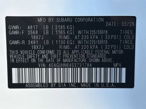 Certified 2025 Subaru Crosstrek 2.5i Limited w/ Crosstrek Mirror Package image 22