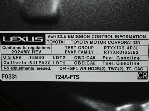 Used 2024 Lexus RX 500h F Sport w/ Convenience Package AWD/4WD image 94
