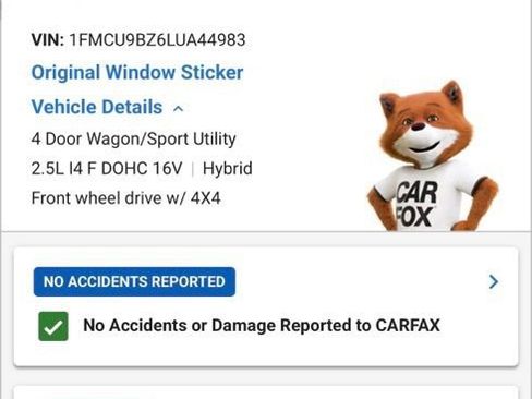 Used 2020 Ford Escape SE Sport AWD/4WD image 4