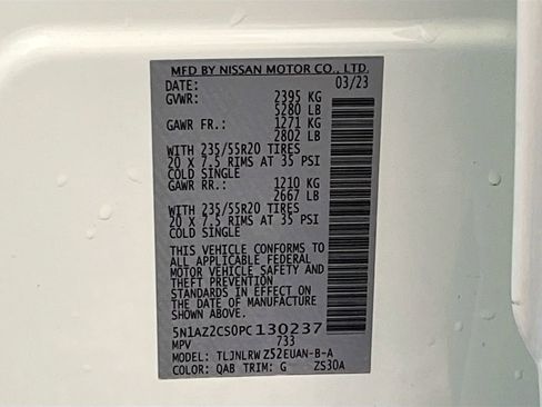 Used 2023 Nissan Murano SL w/ SL Moonroof Package image 33