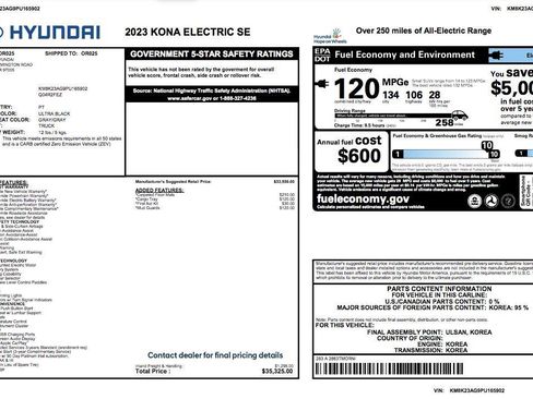 Used 2023 Hyundai Kona SE image 7