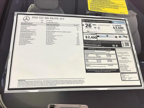 New 2026 Mercedes-Benz GLC 300 4MATIC image 18