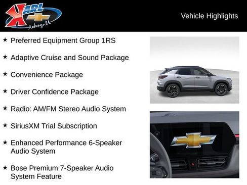 New 2026 Chevrolet TrailBlazer RS w/ Convenience Package FWD image 3