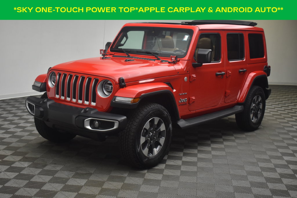 Used 2022 Jeep Wrangler Unlimited Sahara w/ LED Lighting Group AWD/4WD image 2