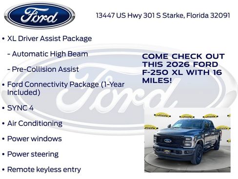 New 2026 Ford F250 XL w/ STX Appearance Package image 25