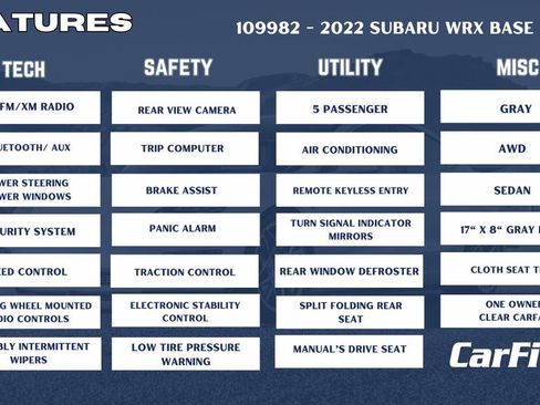 Used 2022 Subaru WRX image 32