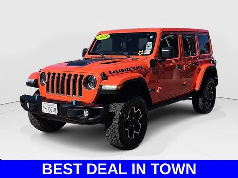 Used 2023 Jeep Wrangler Unlimited Rubicon 4xe w/ Steel Bumper Group AWD/4WD image 7